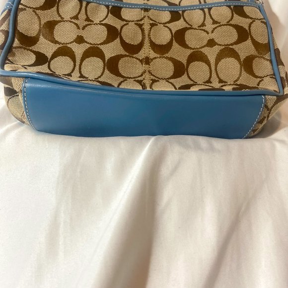 VINTAGE COACH Signature Canvas Crossbody Messenger Bag - Picture 6 of 8